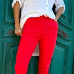 Pantalón Vale rojo
