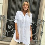 Camisa o sobrecamisa Pilar blanca