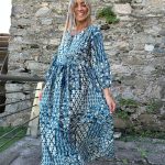 Vestido Clara azul