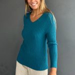 Sweater Leeny Petróleo