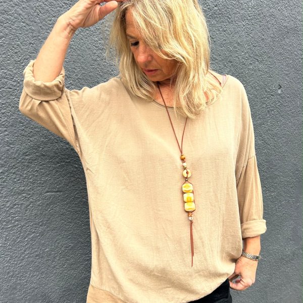 Blusa Aline camel - Imagen 4