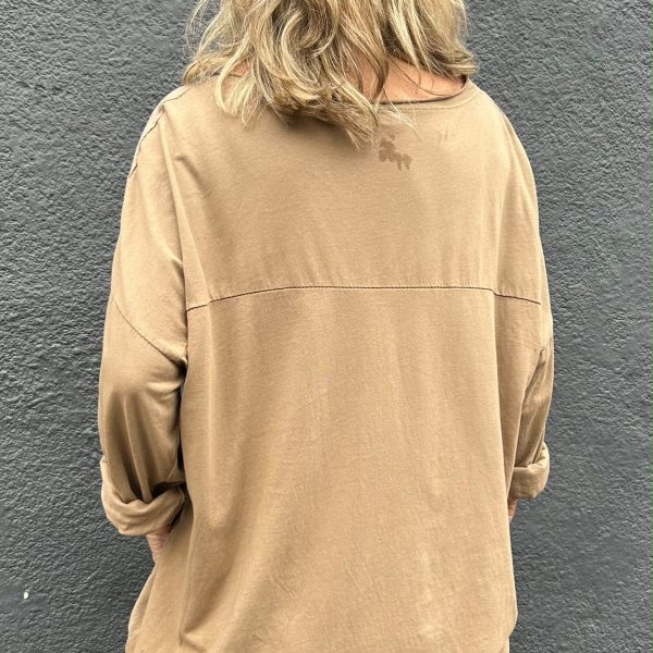 Blusa Aline camel - Imagen 2