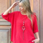 Blusa Elina roja