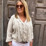 Camisa Margot beige